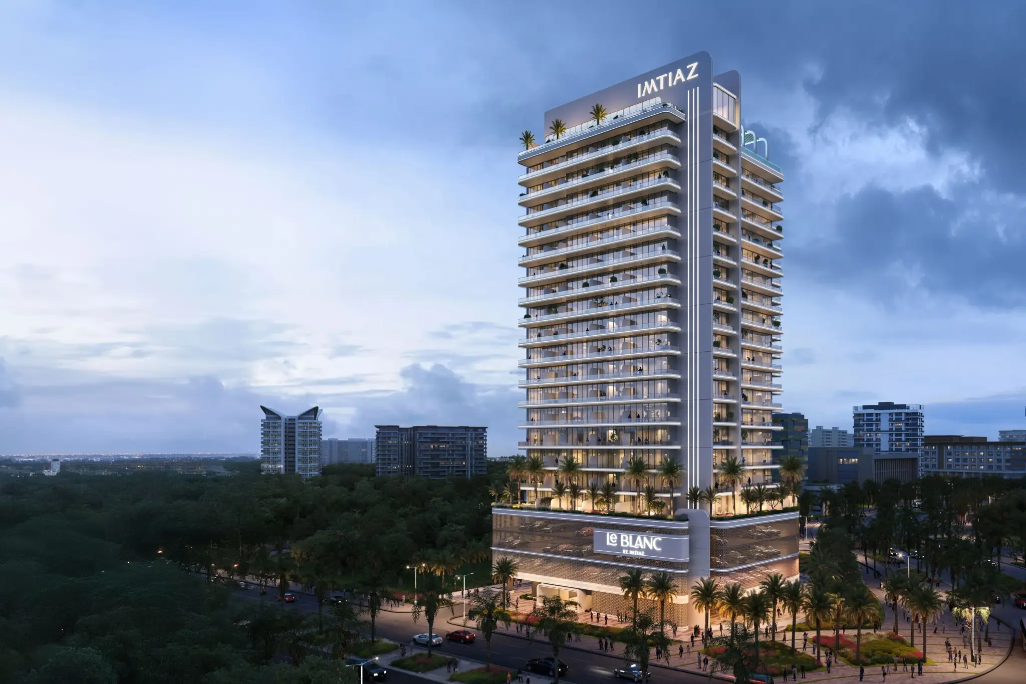 le blanc imtiaz projet sur plan dubai